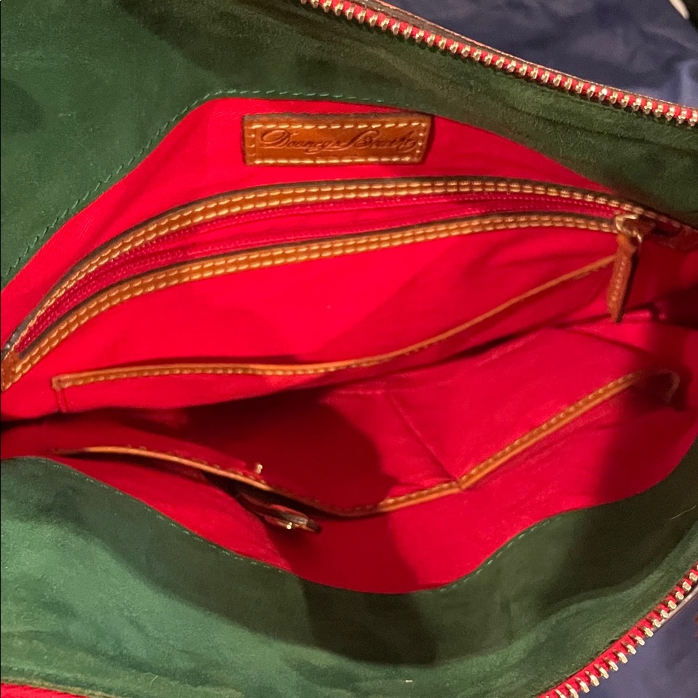 Dooney & Bourke Bright Red Shoulder Bag - Picture 4 of 7